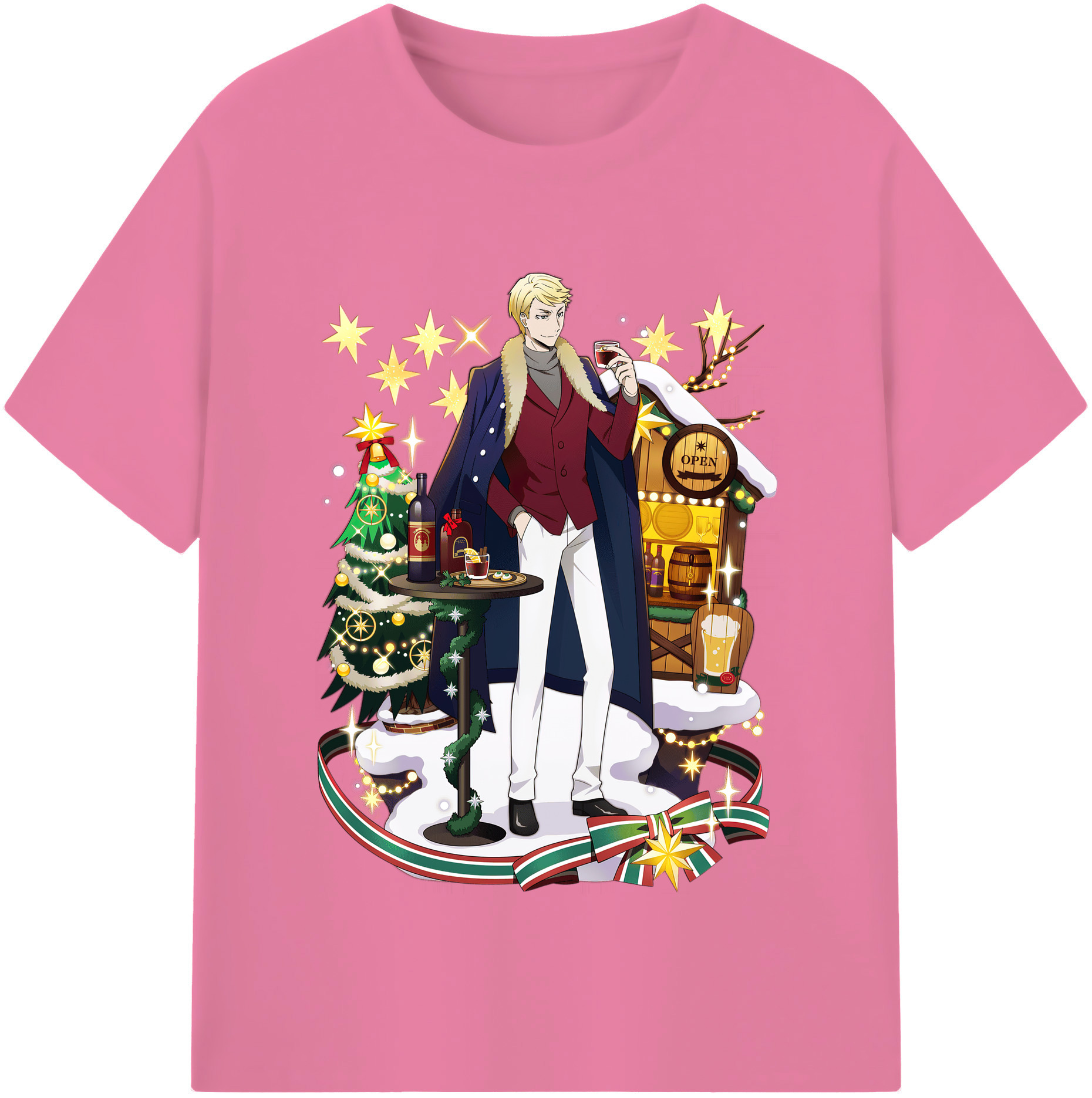 （画像用） 文豪ストレイドッグス Bungo Stray Dogs 綿100％半袖Tシャツ（フロントプリント）